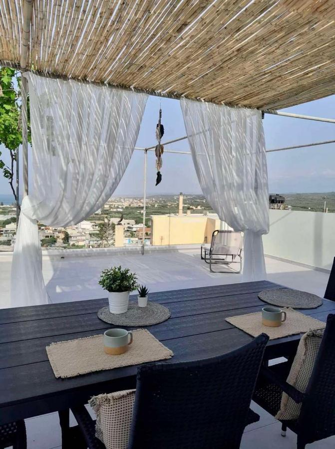 The Serene Veranda With Breathtaking Views Kolimvári Kültér fotó
